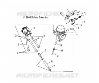 MOTEUR, CARBURATEUR MOUNTING/POMPE A CARBURANT/LINES
