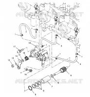 POMPE A HUILE ULTRA SKS 0960578, EURO ULTRA SKS E960578, and  ULTRA RMK 0960978 (4931683168D001)