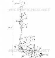 SELECTEUR DE VITESSE Sportsman 4x4 W958040 (4930403040C010)