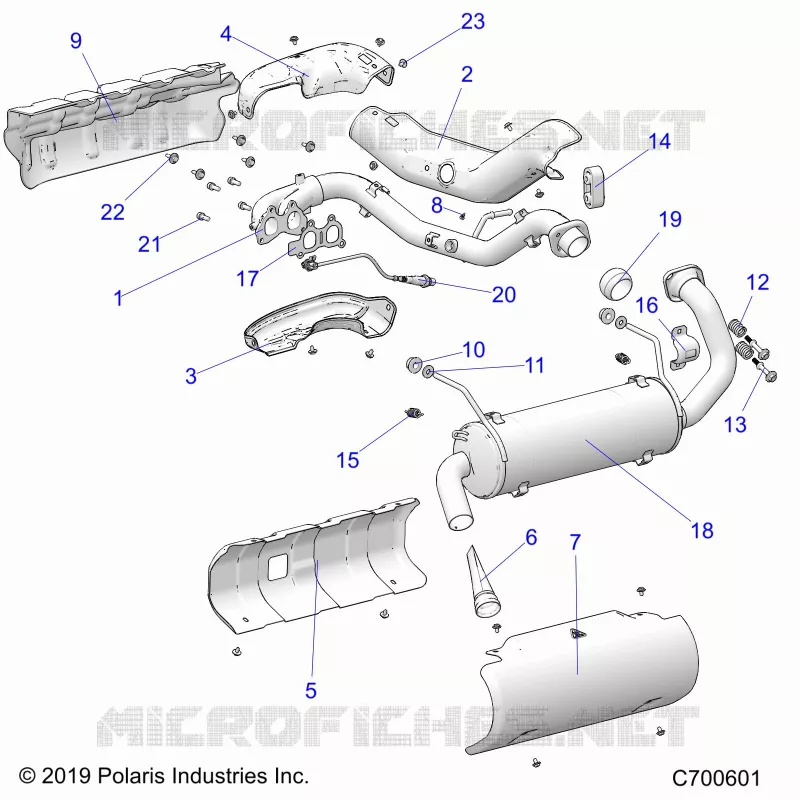 ENGINE, ECHAPPEMENT