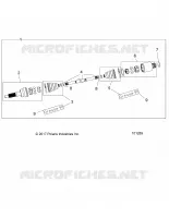 DRIVE TRAIN, TRANSMISSION ARRIERE SHAFT