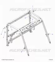 CHASSIS, CAB CADRE AREA, AND BRAKE EDGE COVER