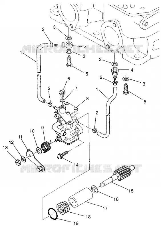 POMPE A HUILE 440 XC 0971760 (4937873787D001)