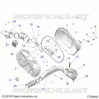 SYSTÃˆME DE TRANSMISSION, CLUTCH COVER AND DUCTING