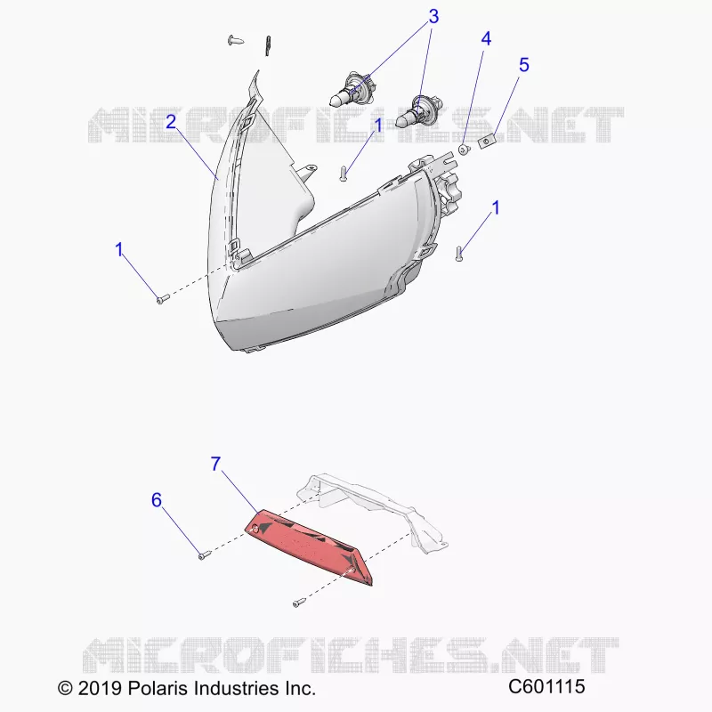 ELECTRICITE, HEADLIGHT AND TAILLIGHT