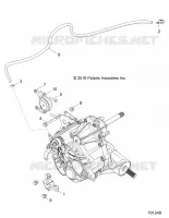 SYSTÈME DE TRANSMISSION, MAIN GEARCASE MOUNTING- Z17VHA57A2/E57AU (701249)