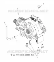 SYSTEME DE TRANSMISSION, FRONT GEARCASE