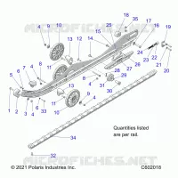 SUSPENSION, RAIL BEAM LH/RH