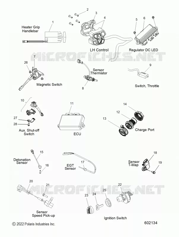 ELECTRICITE, SWITCHES, SENSORS AND COMPONENTS