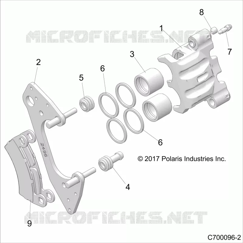 FREIN AVANT CALIPER