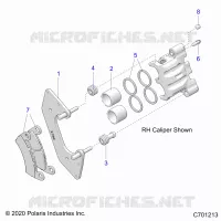 FREIN AVANT CALIPER