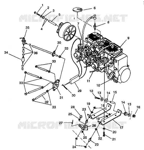 SUPPORT MOTEUR XLT E940767,  XLT SP E940667    XLT SKS E940567 (49274227420025)