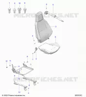 SIEGE (PASSENGER) AND SEAT BELT MOUNTING