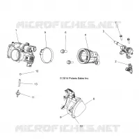 ENGINE, CORPS DE PAPILON AND FUEL RAIL