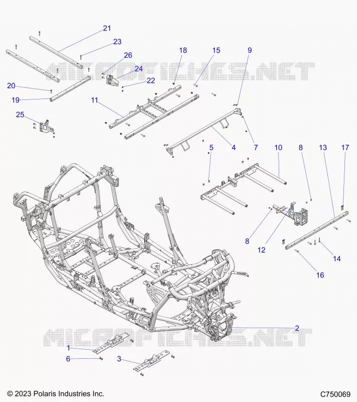 CHASSIS, MAIN CADRE