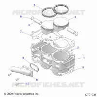 CYLINDRE AND PISTON