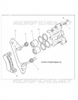 FREIN AVANT CALIPER, EURO (TO 11/5/2015)