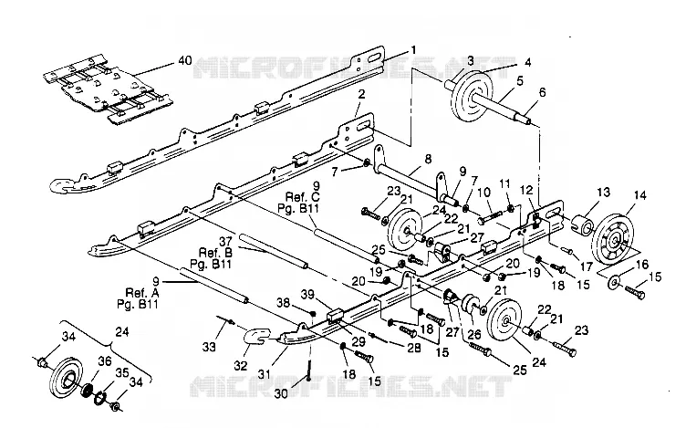 SUSPENSION XLT 0950756, XLT SKS 0950556,  XLT SKS EURO E950556   X (4928842884B013)