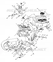SUPPORT MOTEUR 500 and 500 Classic Updated 2/90 (4916791679017A)
