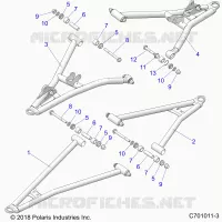 SUSPENSION AVANT CONTROL ARMS