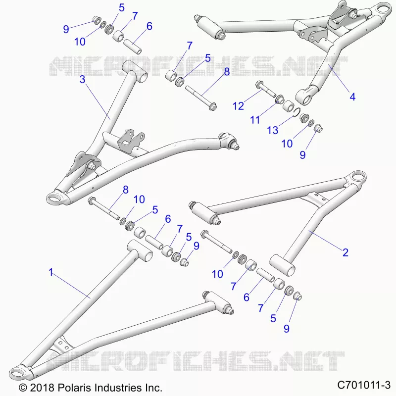 SUSPENSION AVANT CONTROL ARMS