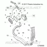 ENGINE, PRISE D'AIR SYSTEM