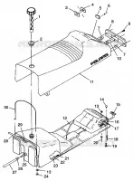 SIEGE ET RESERVOIR SUPER SPORT 0970761 (4937643764A006)