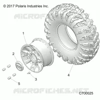 OPT, MACHINED BLACK. ALUMINUM ROUE AVANTS