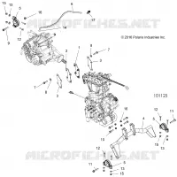 ENGINE, ENGINE AND TRANSMISSION MOUNTING