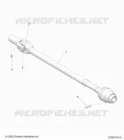 SYSTÃˆME DE TRANSMISSION, FRONT PROP SHAFT