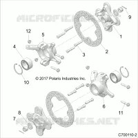 SUSPENSION AVANT CARRIER- Z22S1E99AL/BL (C700110-2)