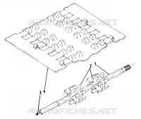 TRACK AND ARBRE DE TRANSMISSION SHAFT ASSEMBLY NO. 1590210 (INCL. 1-3) (4909520952010A)