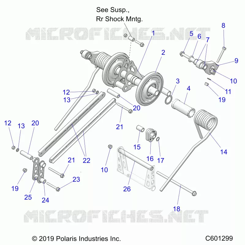 SUSPENSION, BRAS DE SUSPENSION ARRIERE