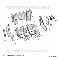 CARROSSERIE ARRIERE CLOSEOFF AND FENDERS