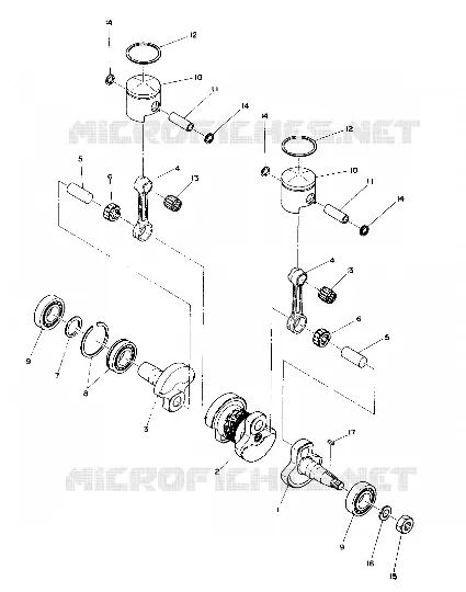 PISTON AND VILEBREQUIN (4909550955017A)