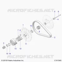 SYSTÃˆME DE TRANSMISSION, SECONDARY CLUTCH