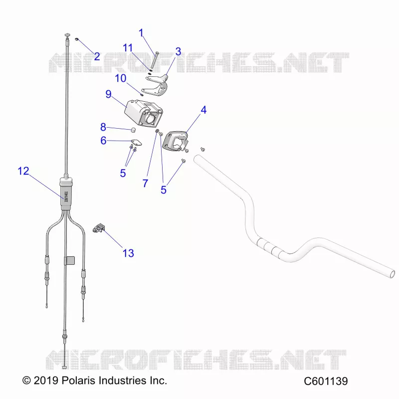 MOTEUR, THROTTLE CONTROL ASM.