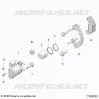 BRAKES, ETRIER DE FREIN ARRIERE
