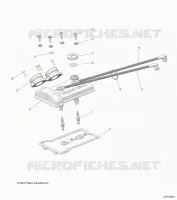 ENGINE, THROTTLE BODY AND COUVERCLE SOUPAPE