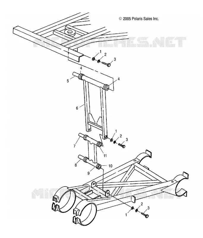 STABILISATEUR BRAS ARRIERE