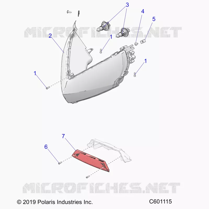 ELECTRICITE, HEADLIGHT AND TAILLIGHT