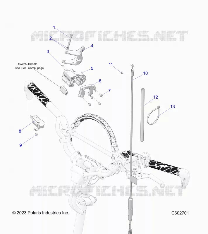 MOTEUR, THROTTLE CONTROL ASM.