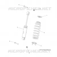 SUSPENSION, AMORTISSEUR AVANT