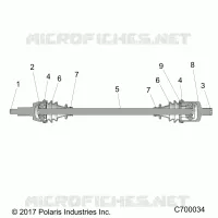 SYSTEME DE TRANSMISSION, FRONT HALF SHAFT