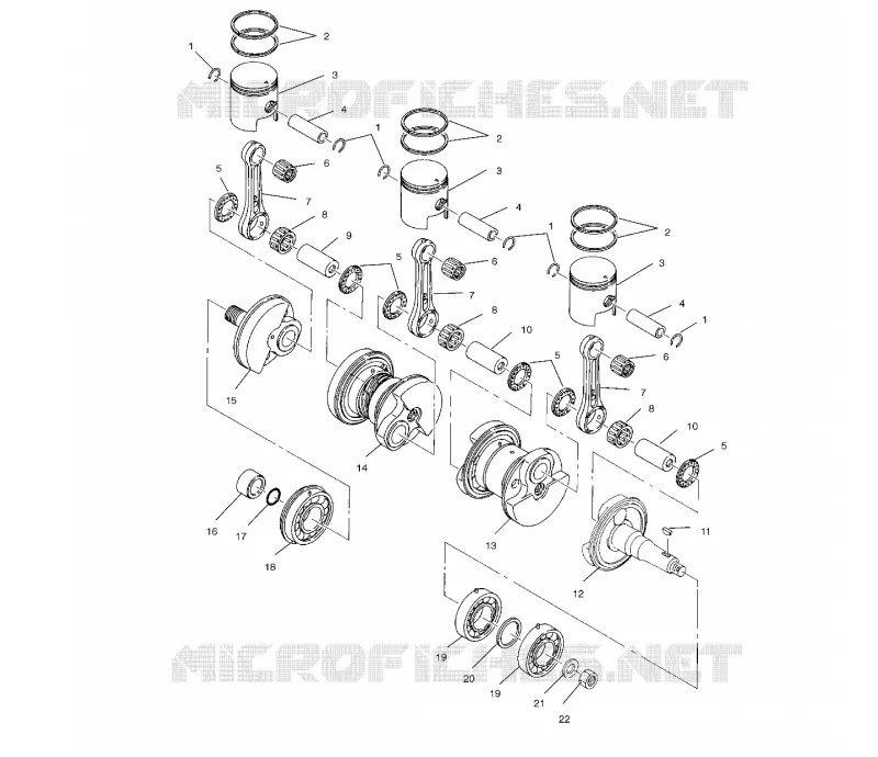VILEBREQUIN ET PISTON