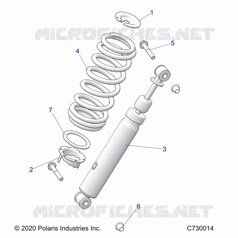 SUSPENSION, AMORTISSEUR AVANT MOUNTING