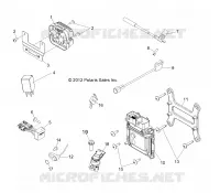REGULATEUR, RELAYS, CAPTEURS and ECU