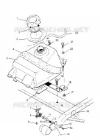 RESERVOIR A CARBURANT Scrambler W957840 (4927252725A012)