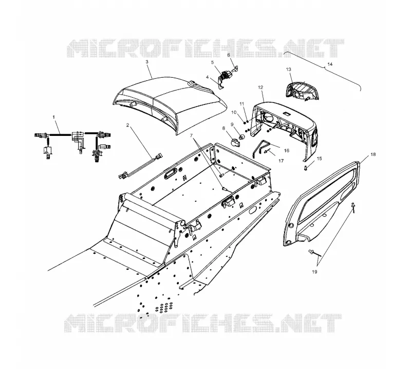 CARGO BOX/FEU ARRIERE ASM.