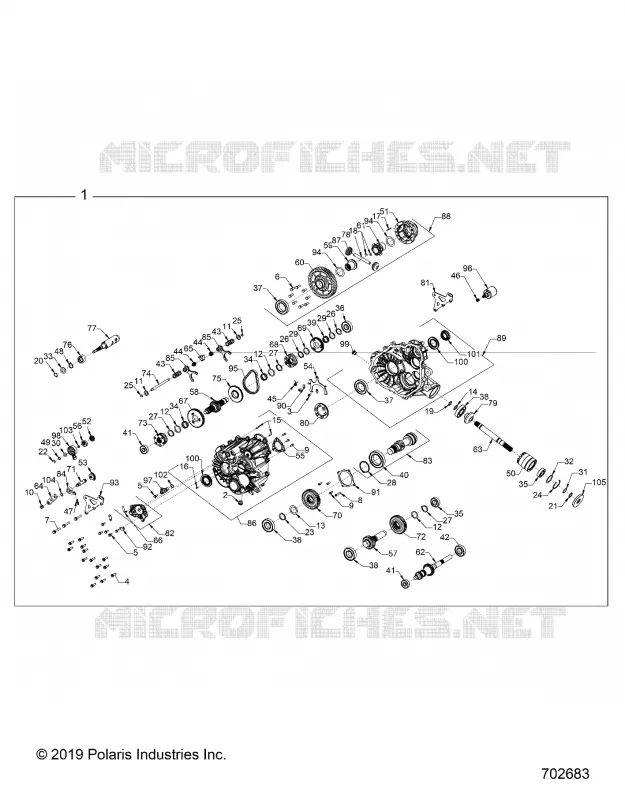 DRIVE TRAIN, PONT PRINCIPAL INTERNALS